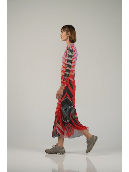 Swirl Dress (Emerge) 1 x S / L + XL left