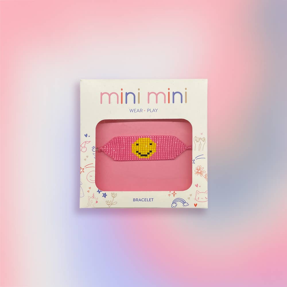 Happy Face Kid's adjustable Bracelet by mini mini