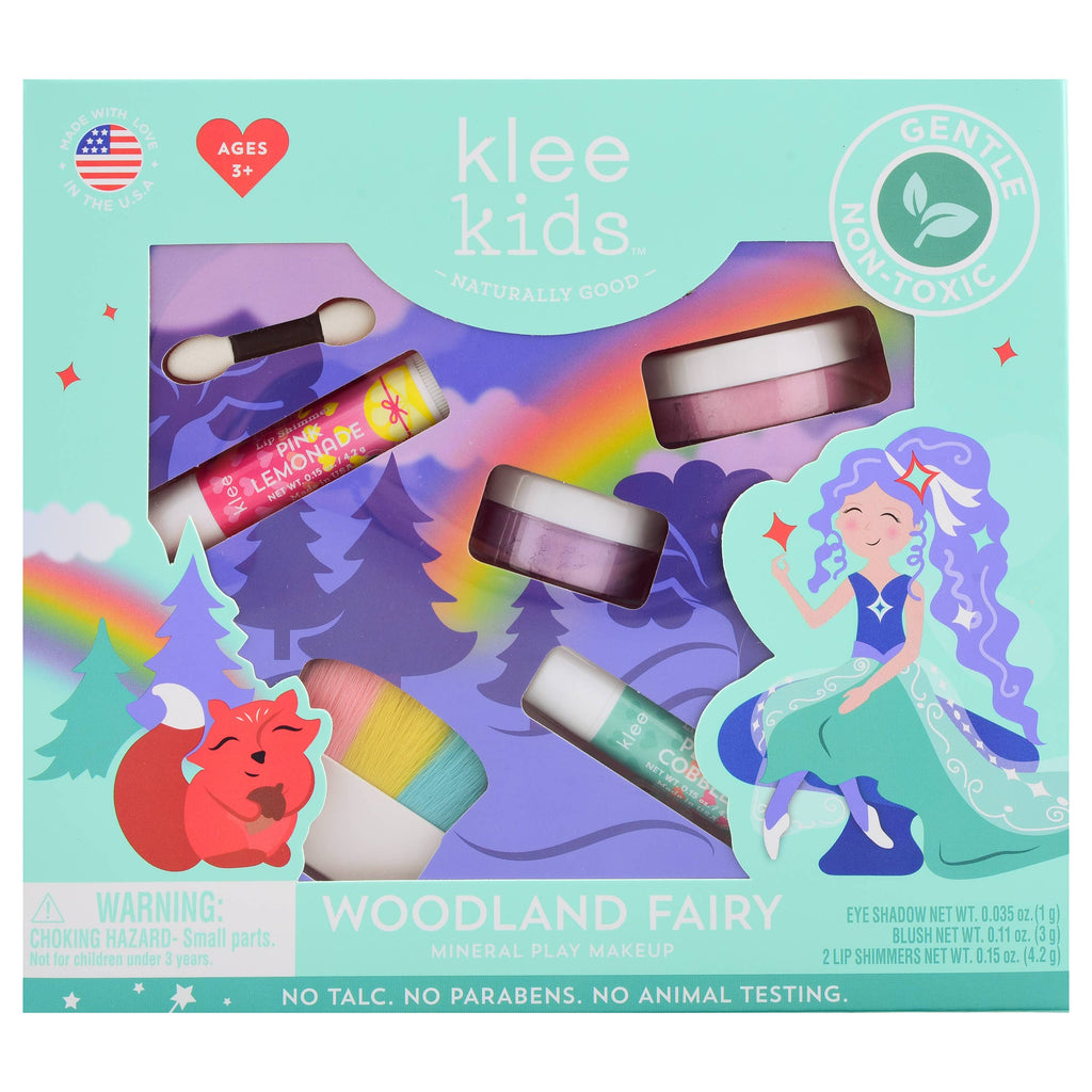 Pom Pom Fairy - Klee Kids Natural Mineral Play Makeup Kit by Klee Naturals