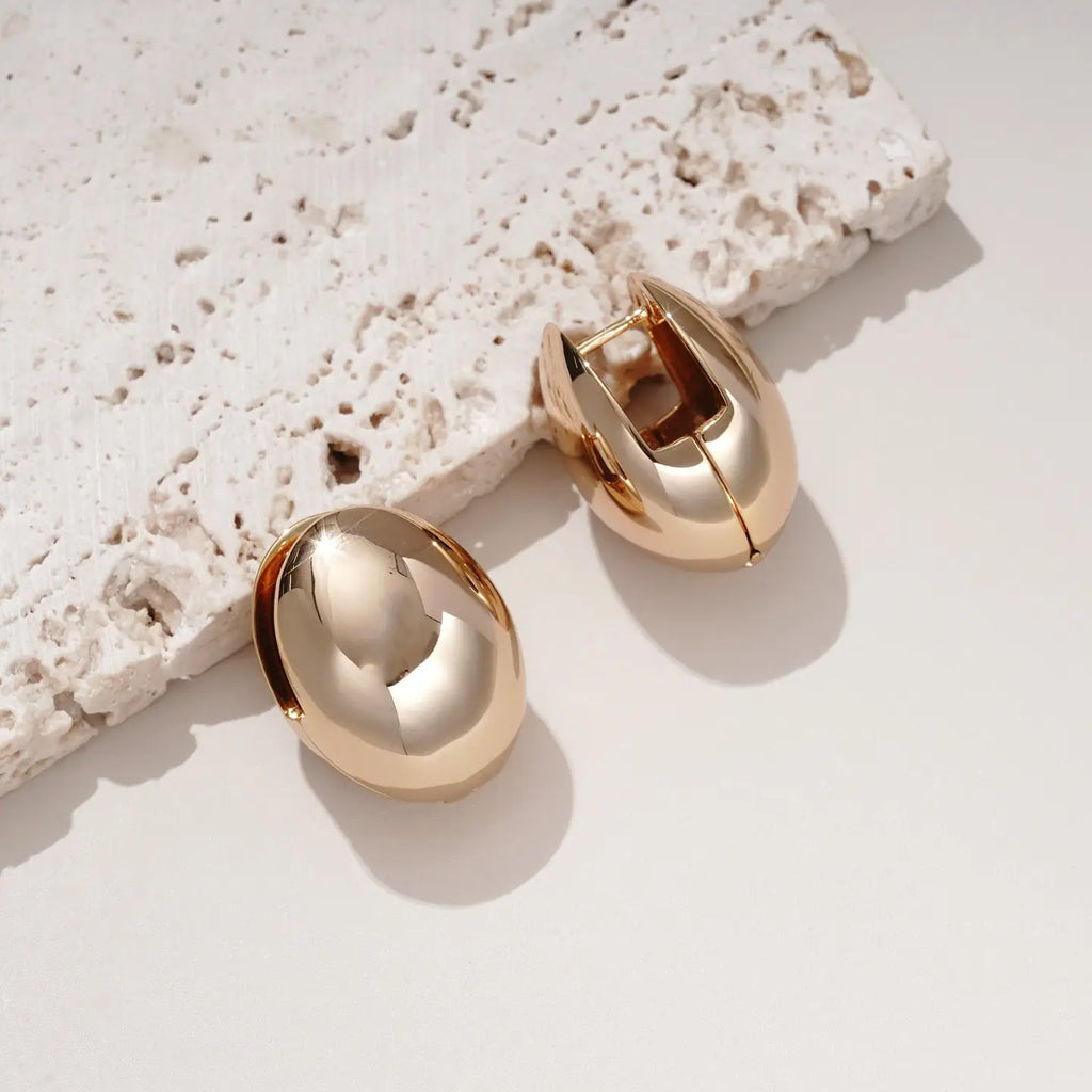 Sadie Dome Hoops by Mod + Jo