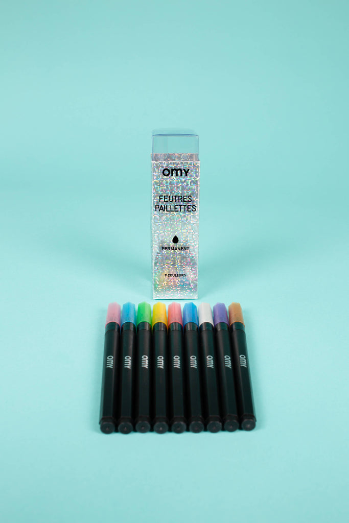 Glitter Markers Set by OMY