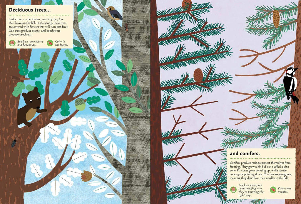 My Nature Sticker Activity Book (Forest)