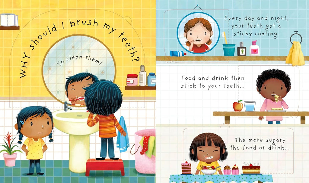 Why Should I Brush My Teeth? Board Book by Tinies Books