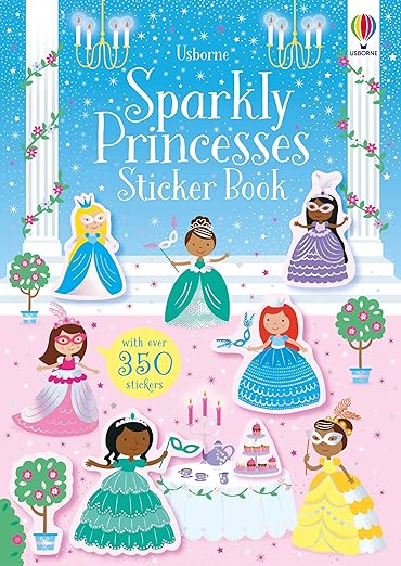 Sparkly Princesses Sticker Book by Tinies Books