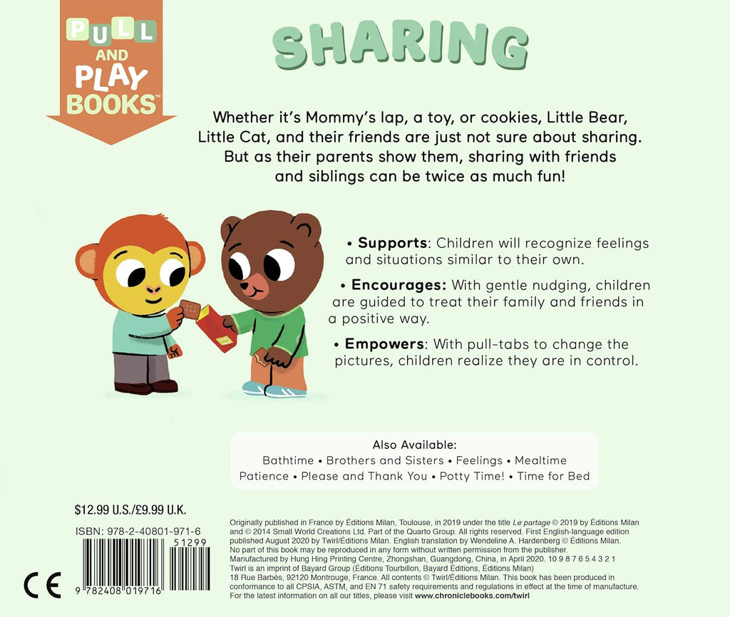 Sharing: A Pull-the-Tab Board Book (Copy) by Tinies Books