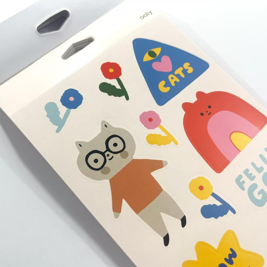 Dress Up Cats Stickers by OOLY