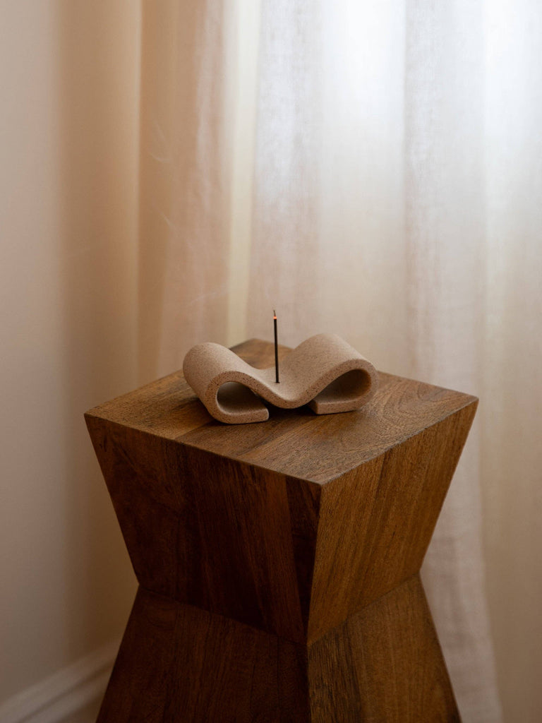 Ming Incense Holder (Sand) by Virginia Sin