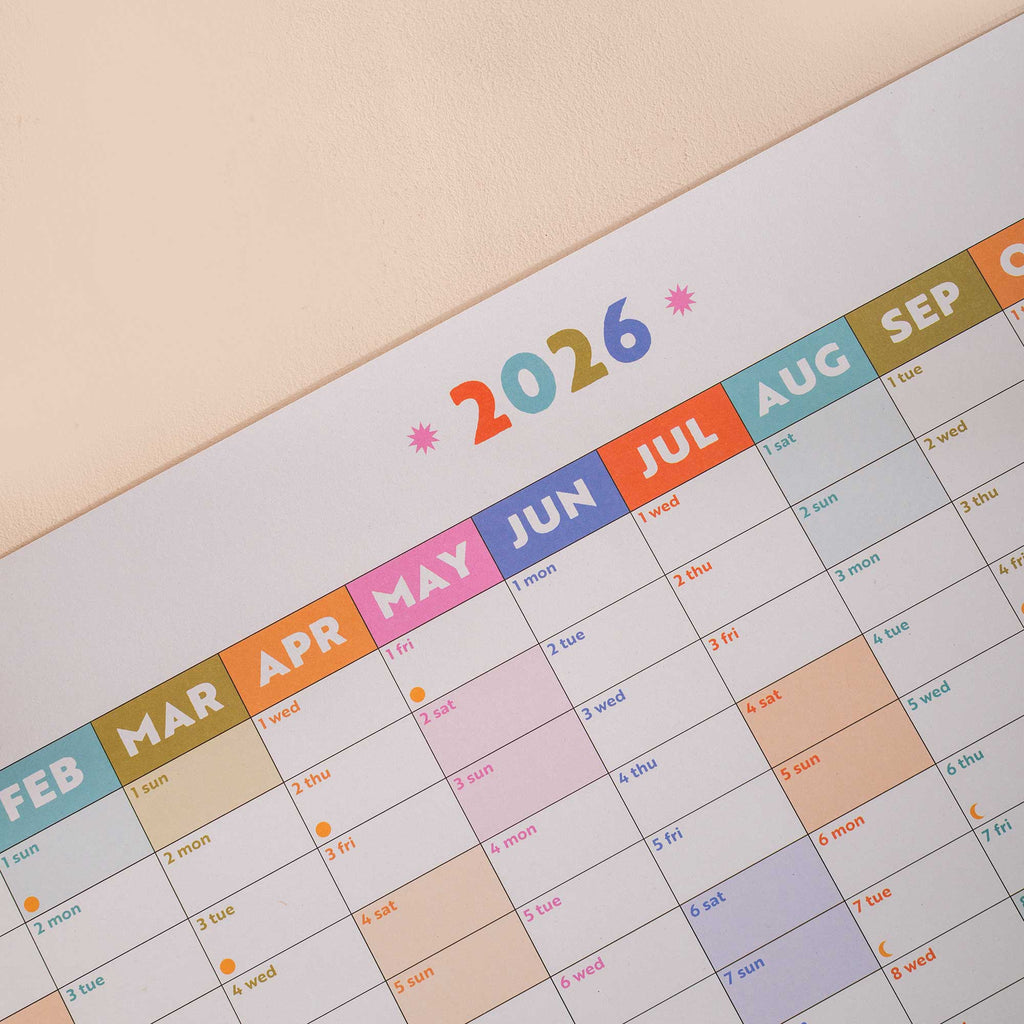2026 Wall Planner (Portrait) by Good Tuesday