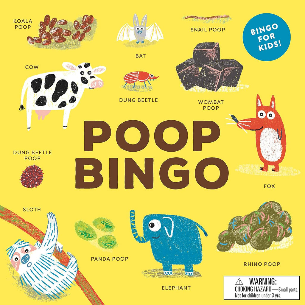 Poop Bingo: A Hilarious and Fascinating Educational Game for Kids! by Tinies Books