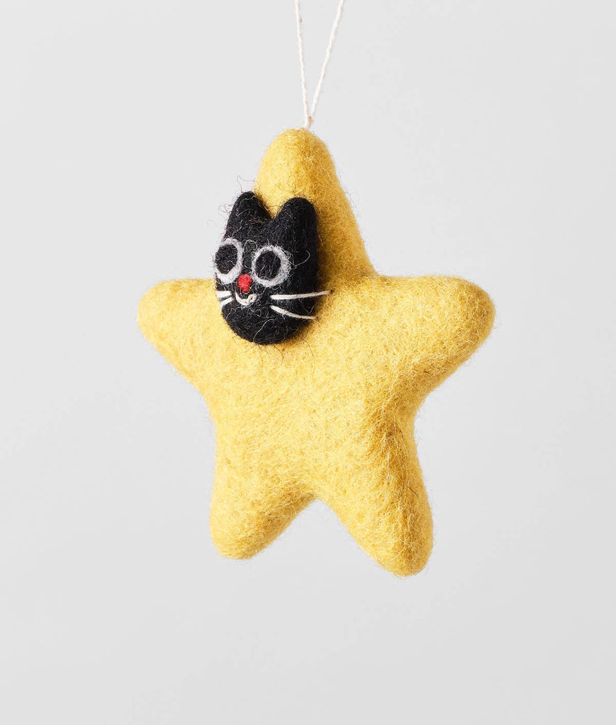 Hanging Felt Ornament (Stella) by Wrap