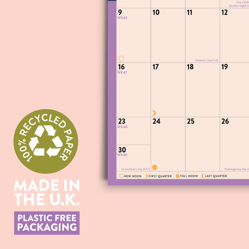 2026 A4 Bold Block Calendar by Good Tuesday