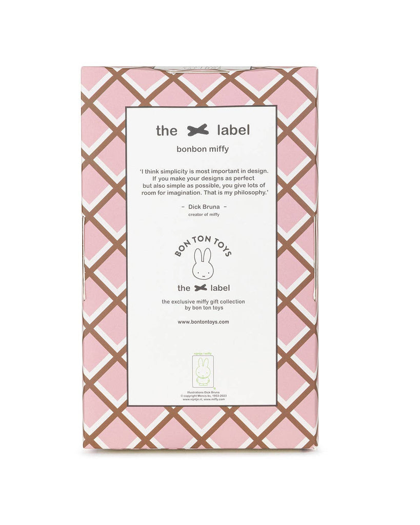 Plush MIFFY COZY Sitting Soft Pink in Giftbox 9" by Miffy