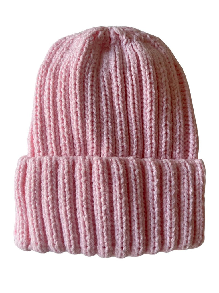 Chunky Knit Hat, Pink Sugar by The Yo Store