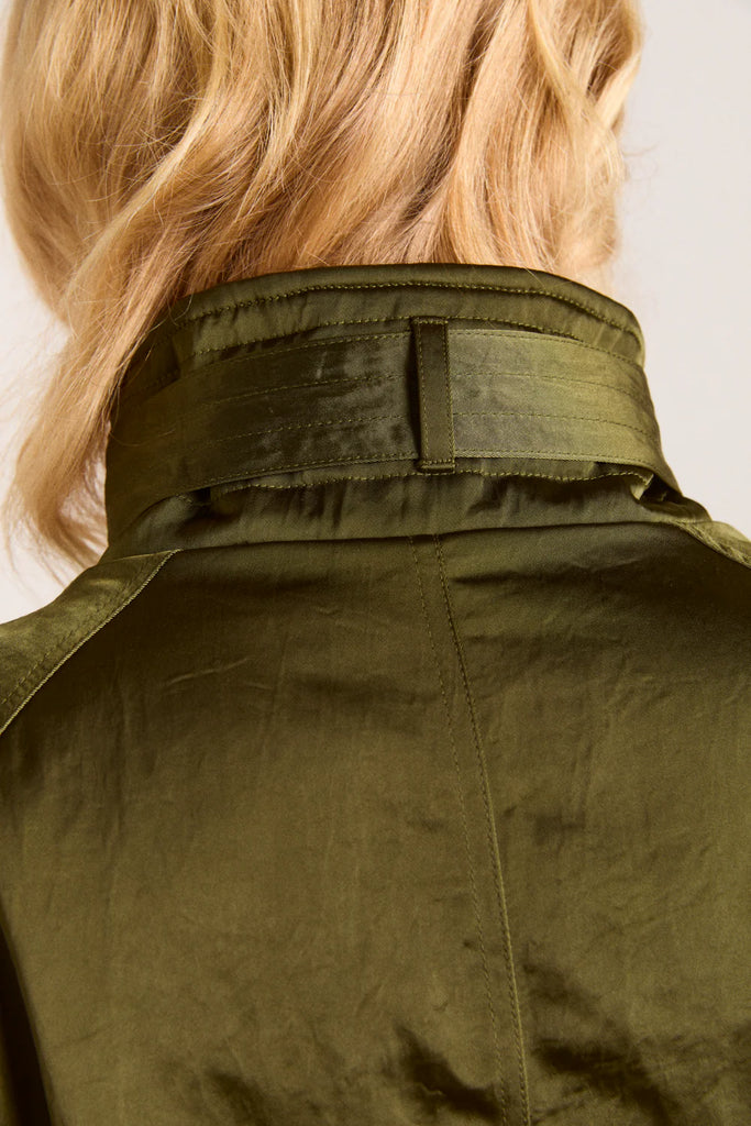 Joanie Bomber Jacket (Olive) by Damson Madder
