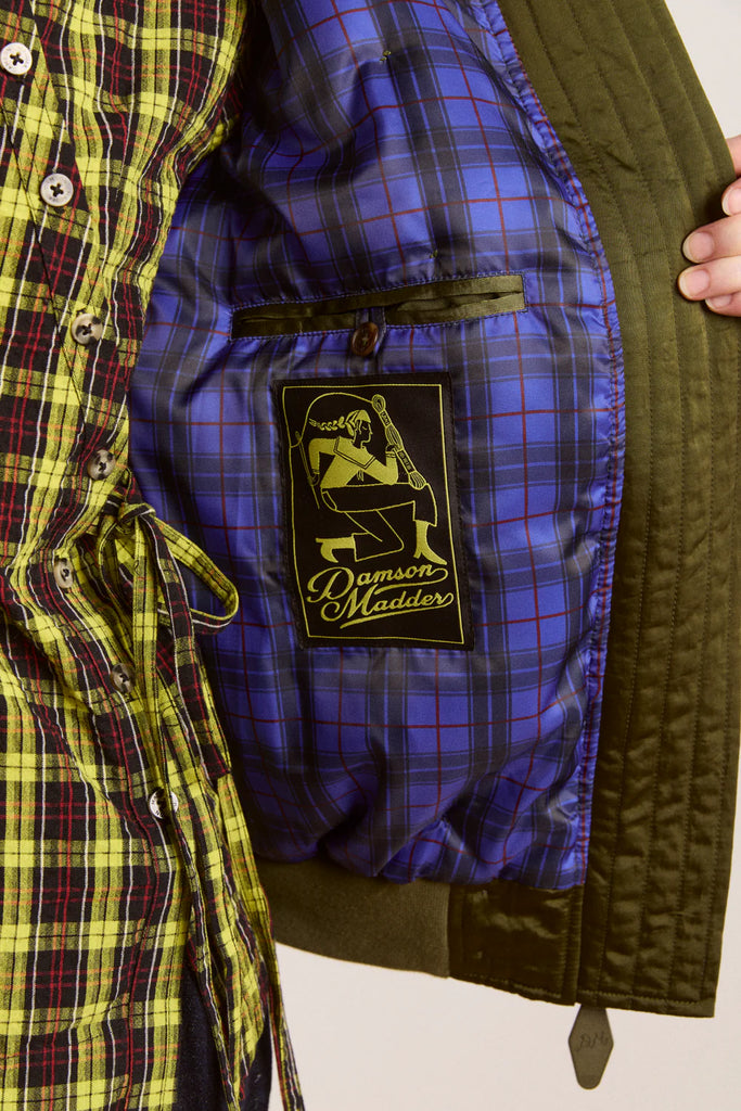 Joanie Bomber Jacket (Olive) by Damson Madder