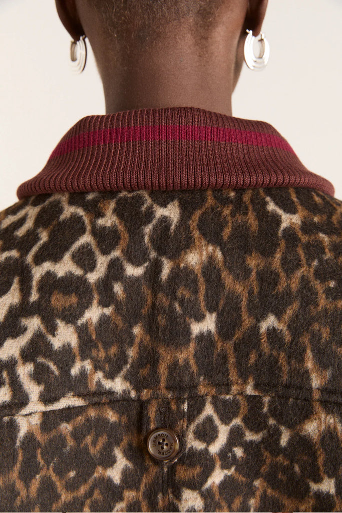 Pixie Bomber Jacket (Leopard) by Damson Madder