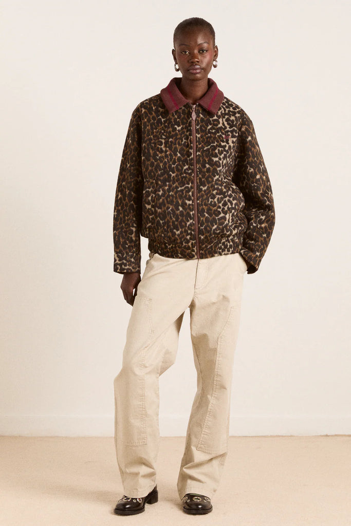Pixie Bomber Jacket (Leopard) by Damson Madder