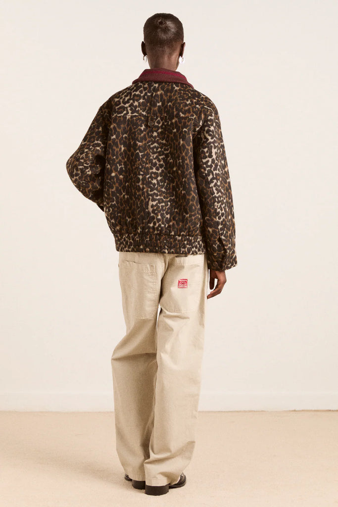 Pixie Bomber Jacket (Leopard) by Damson Madder