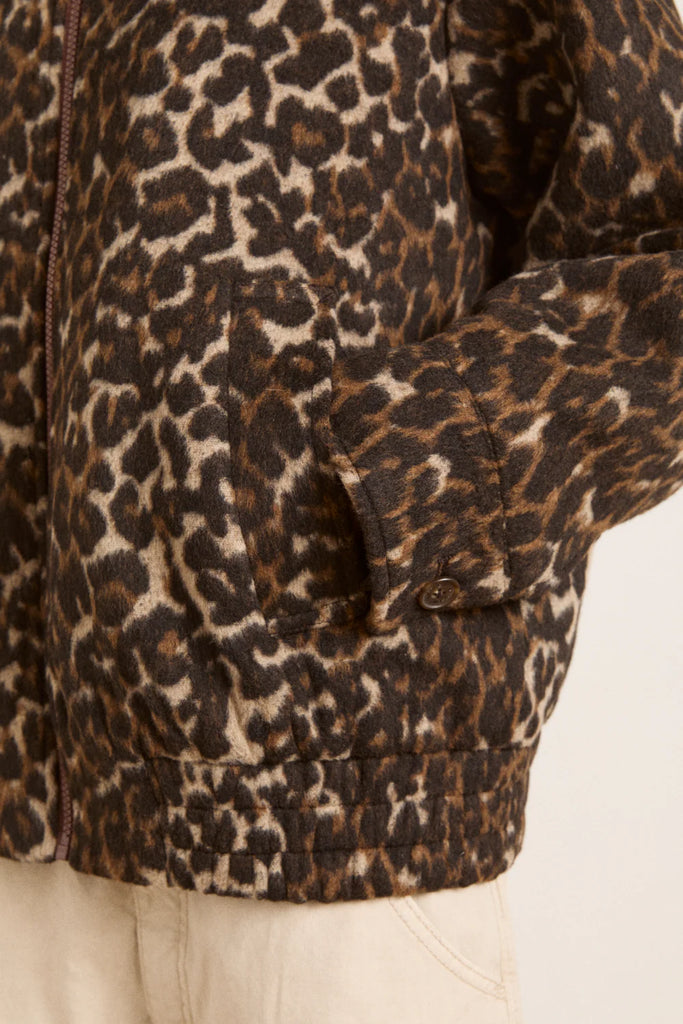 Pixie Bomber Jacket (Leopard) by Damson Madder