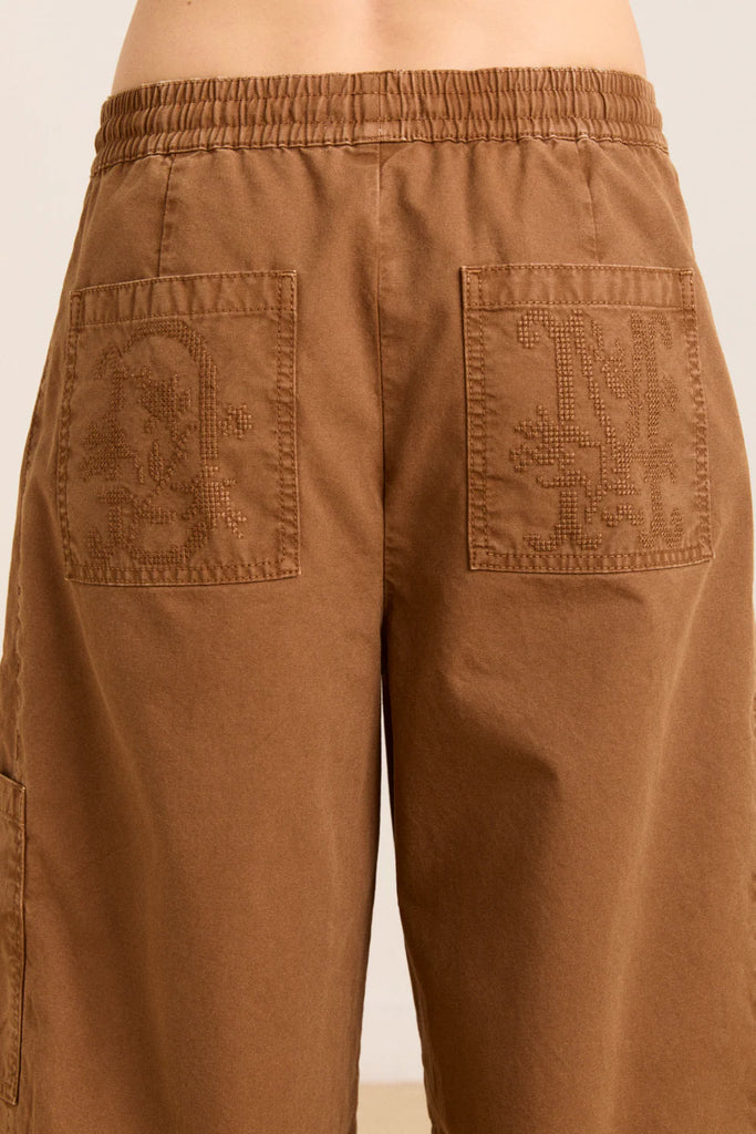 Felix Twill Trouser (Caramel) by Damson Madder