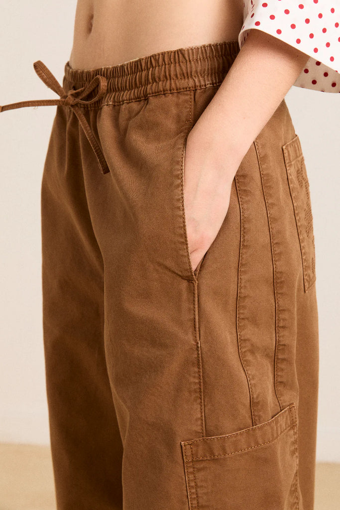 Felix Twill Trouser (Caramel) by Damson Madder