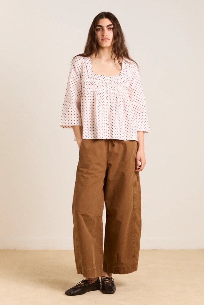 Felix Twill Trouser (Caramel) by Damson Madder