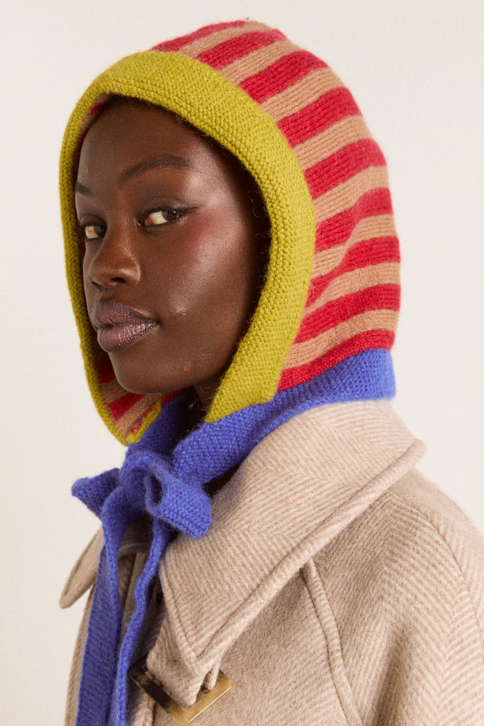 Color Block Striped Bonnet by Damson Madder