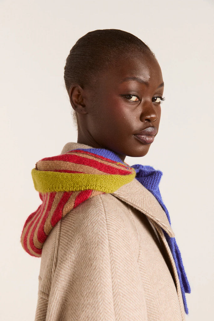 Color Block Striped Bonnet by Damson Madder