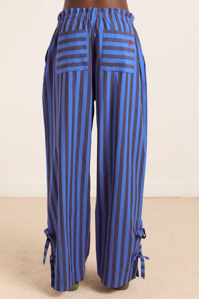 Floki PJ Set (Blue Stripe) by Damson Madder