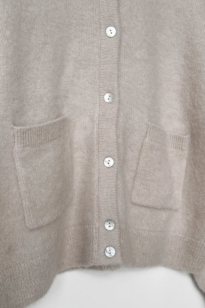 Amélie Alpaca Cardigan (Smoke) by Le Bon Shoppe