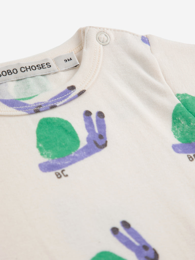 Funny Snail Onesie by Bobo Choses