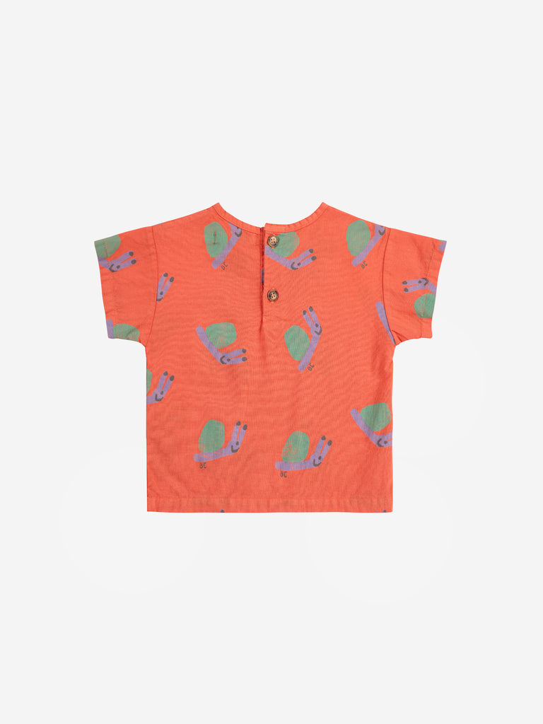 Funny Snail Woven Blouse (Baby) by Bobo Choses