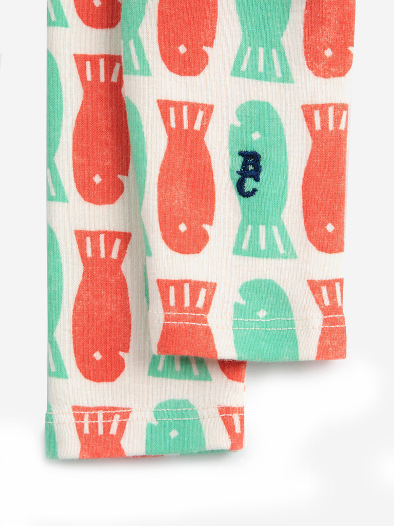 Lucky Fish Leggings (Baby) by Bobo Choses