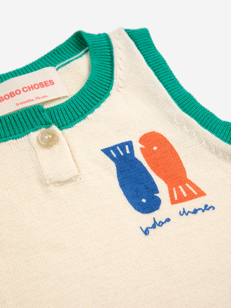 Lucky Fish Knitted Set by Bobo Choses