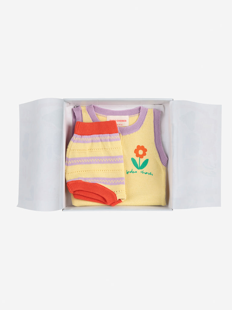 Flower Knitted Set by Bobo Choses