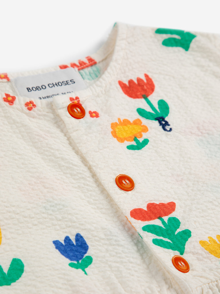 Garden Party Woven Overall (Baby) by Bobo Choses