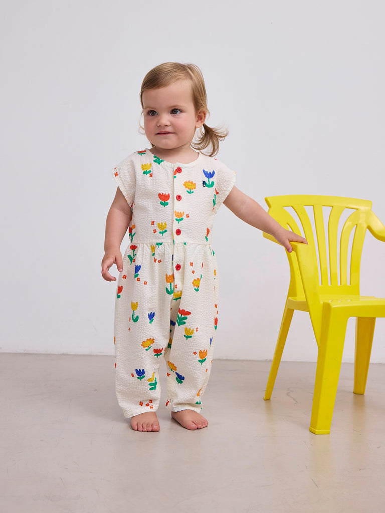 Garden Party Woven Overall (Baby) by Bobo Choses