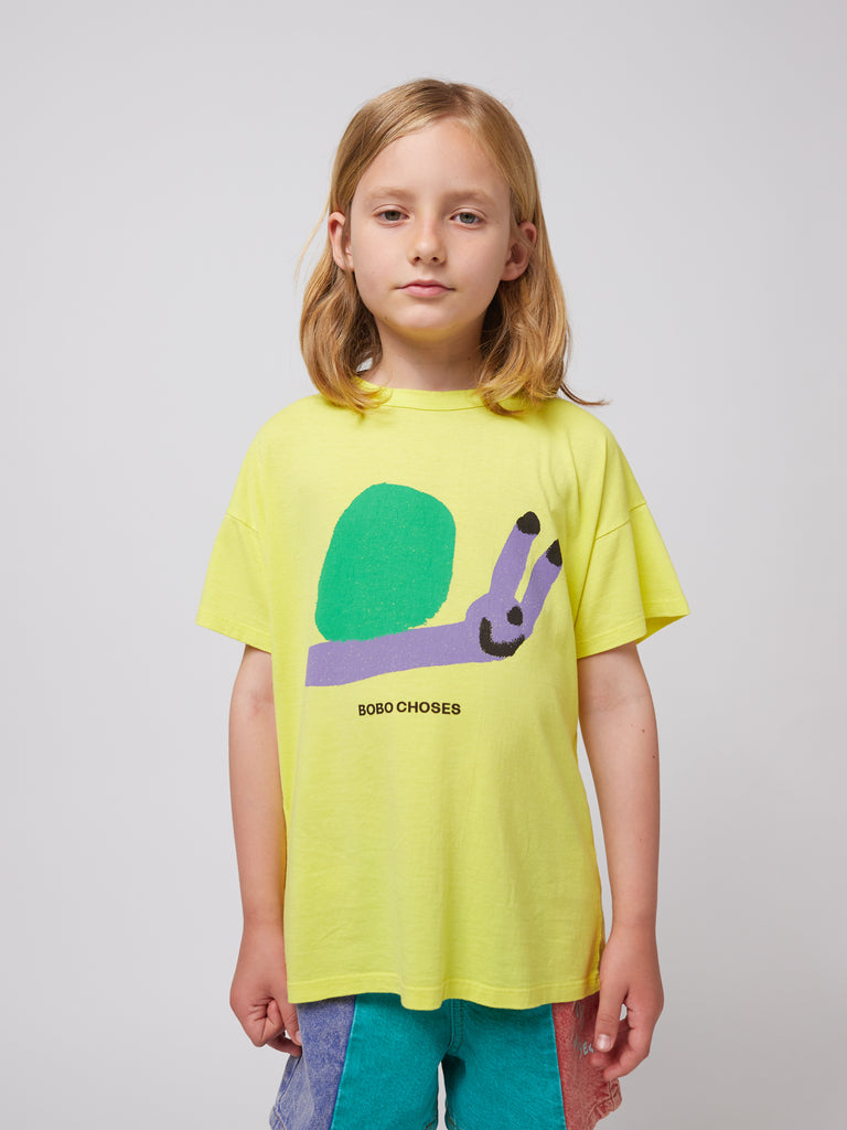 Funny Snail Tee (Kids) by Bobo Choses