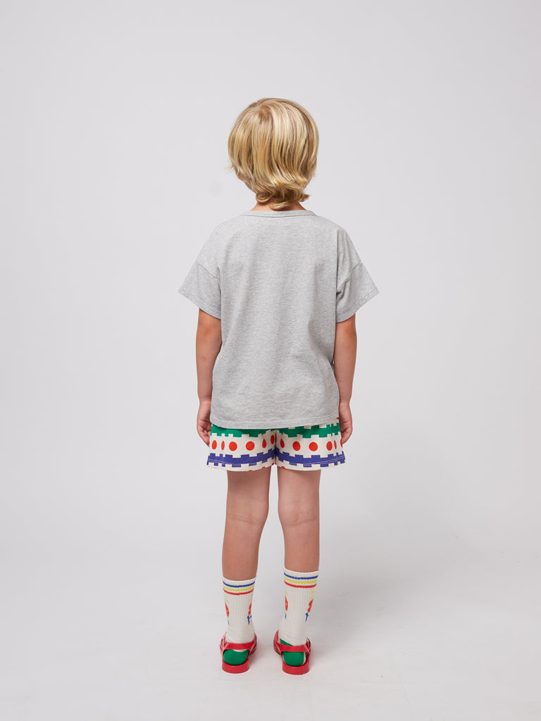 Geometric Waffle Shorts (Kids) by Bobo Choses