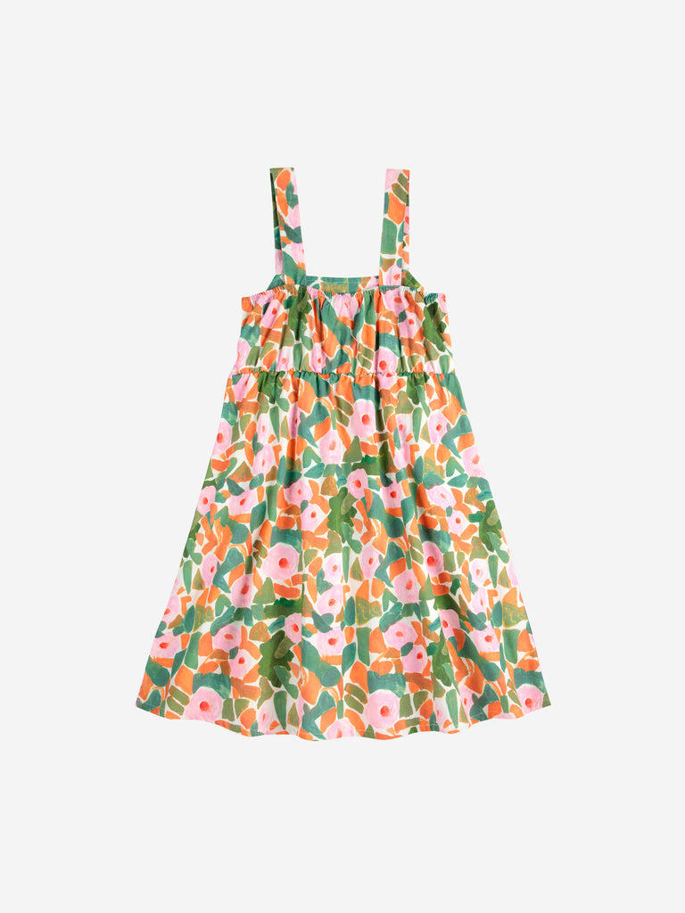 Floral Strap Dress (Kids) by Bobo Choses