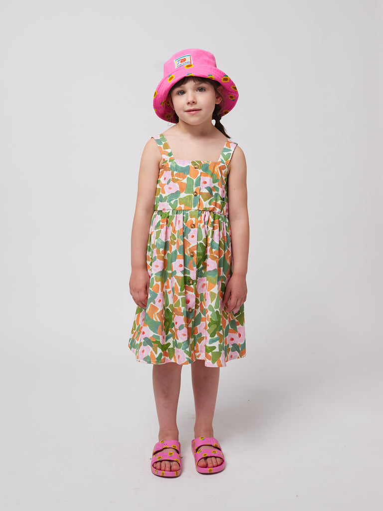 Floral Strap Dress (Kids) by Bobo Choses