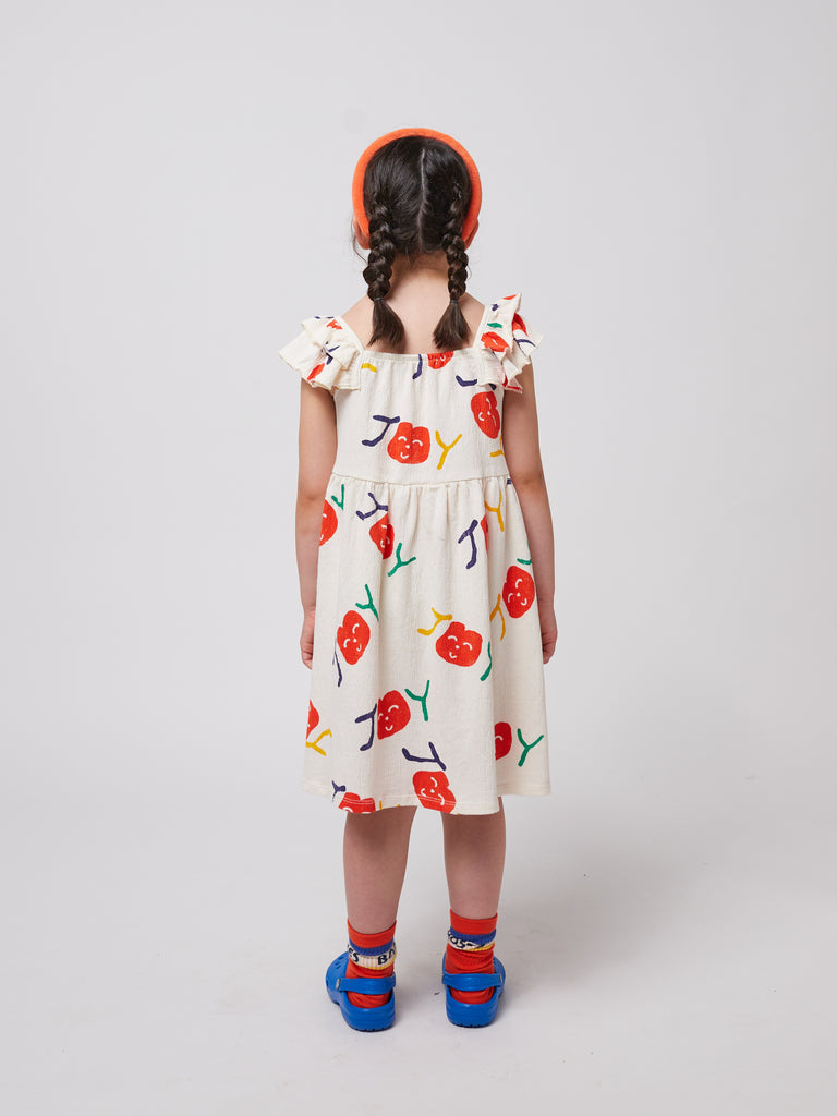 Smiling Ruffle Dress (Kids) by Bobo Choses