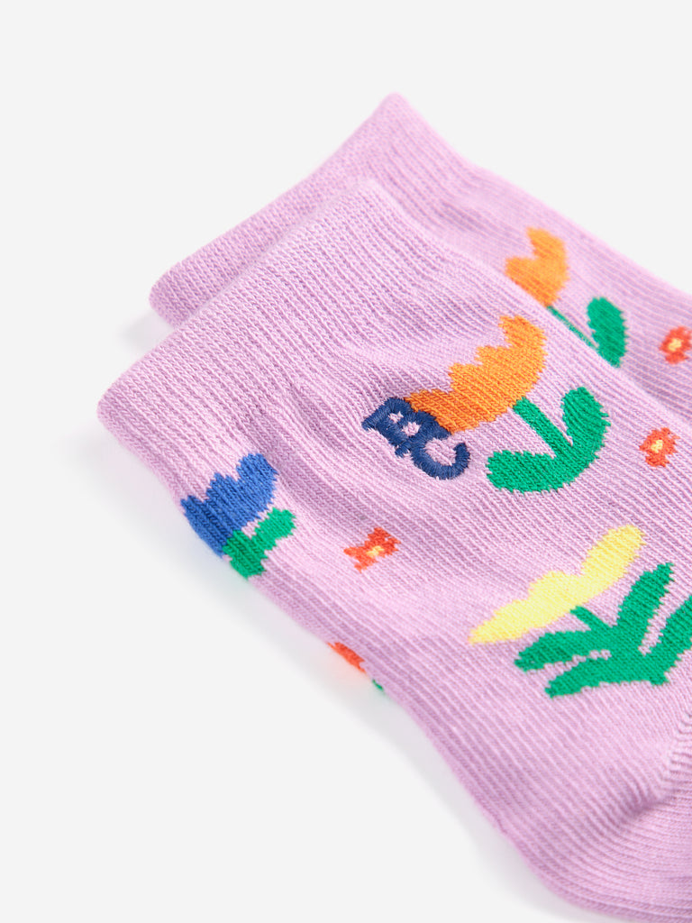 Garden Party Short Socks (Baby) by Bobo Choses