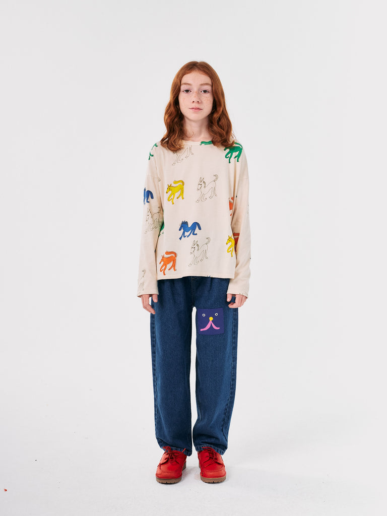 Wonder Horse Long Sleeve Tee (Kids) by Bobo Choses