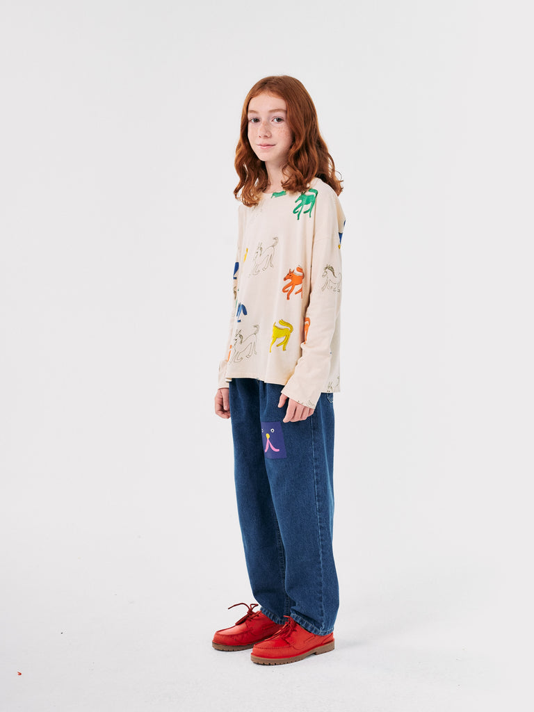 Wonder Horse Long Sleeve Tee (Kids) by Bobo Choses