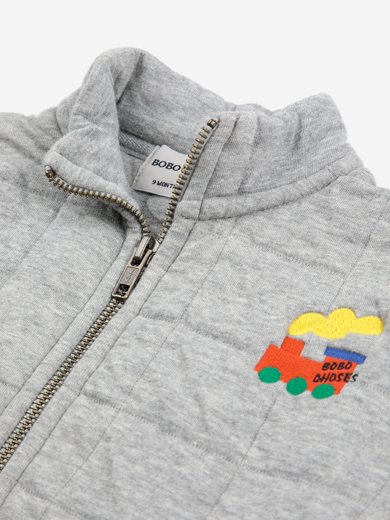 Bobo Choo Choo Zipped Sweatshirt (Baby) by Bobo Choses