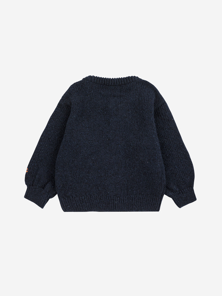 La Oca Jacquard Cardigan (Baby) by Bobo Choses