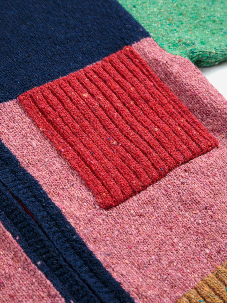 Color Block Cardigan (Kids) by Bobo Choses