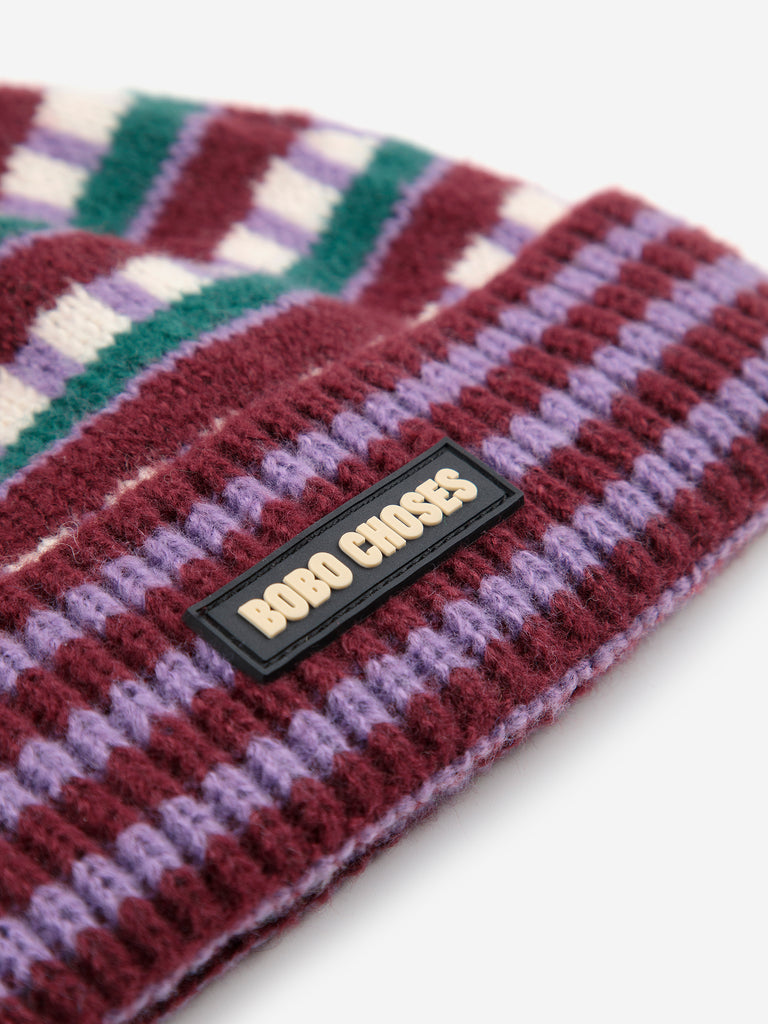 Jacquard Beanie by Bobo Choses