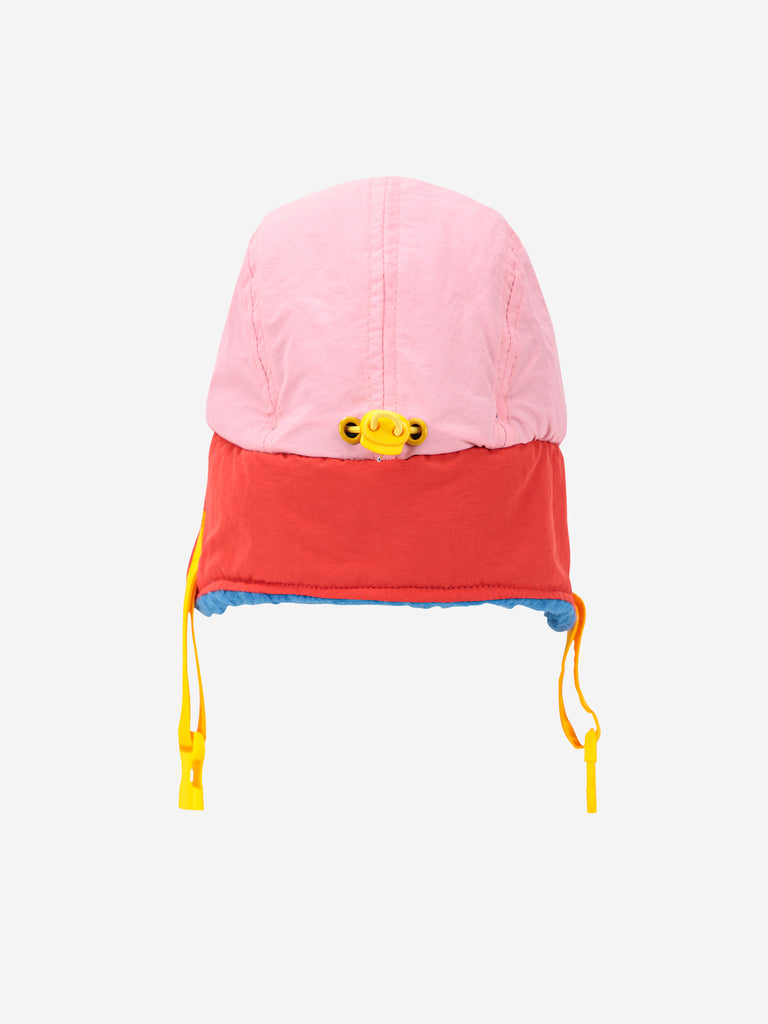 Color Block Winter Cap (Pink) by Bobo Choses